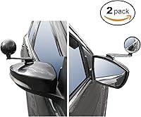 Vista 2 de Espejo retrovisor ancho para automóvil, espejo retrovisor ajustable, espejo de punto ciego, espejos laterales exteriores para auto, espejos