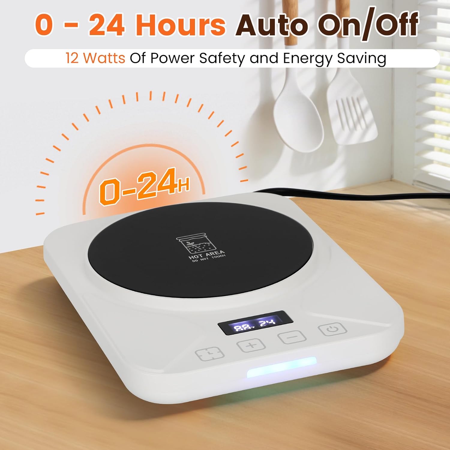 Sourdough Starter Warmer with 1°F Thermostat Control(70-100℉) image 5