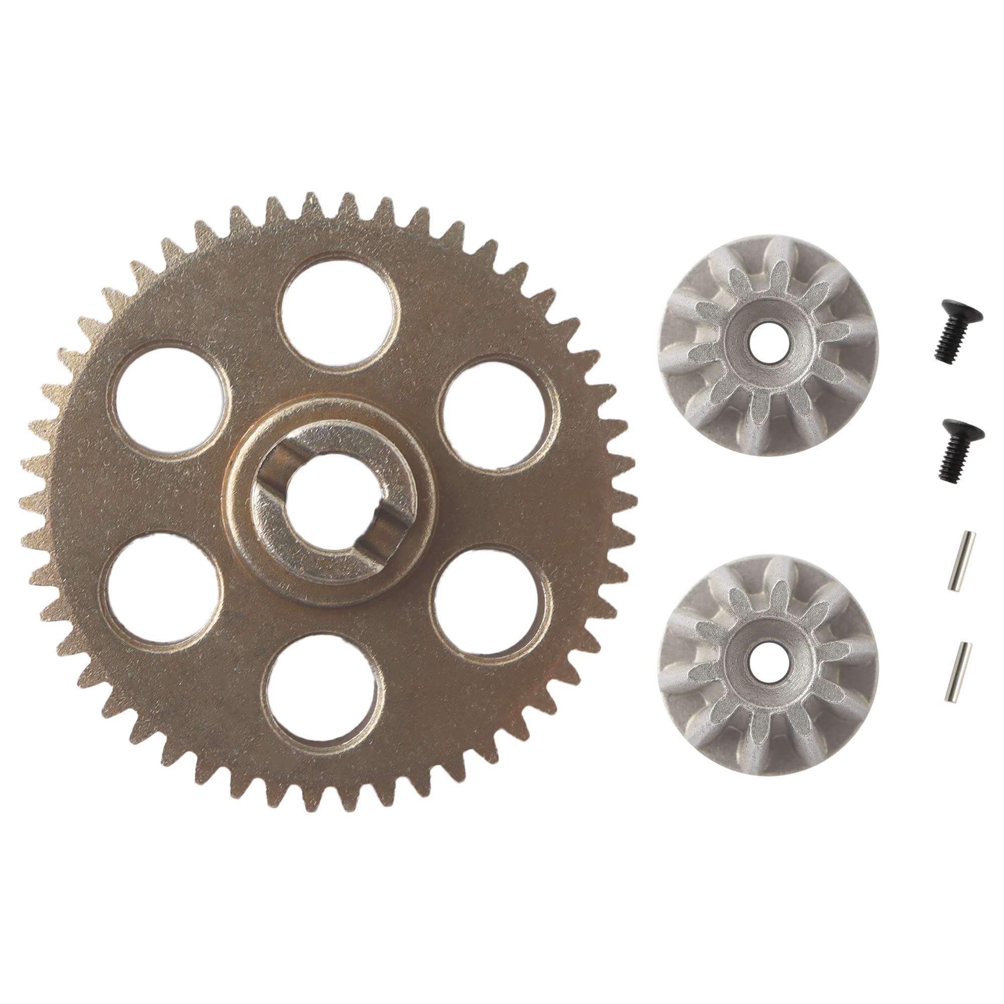 GDOOL 90203 Steel Machine Spur Gear & Drive Pinions Spare Parts for 1:12 Bruhless Brushed 901A 903A 905A HM124 RC Car Trucks