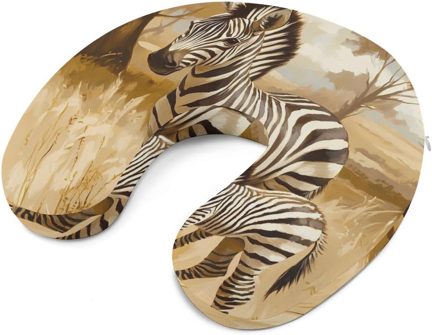 African Zebras Memory Foam Pillows U Shaped Travel Neck Pillow