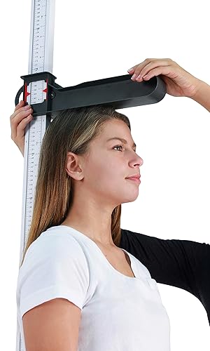 Miniatura 5 de DETECTO PHR - Varilla de medición de altura portátil para estadiómetro, 4.5-81 pulgadas, herramienta de medición de altura precisa para oficina,