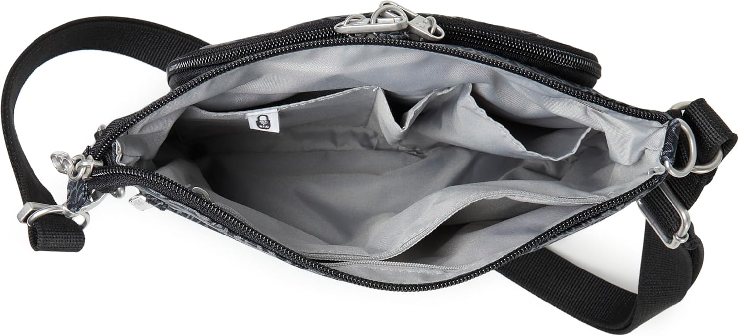 Baggallini womens Securtex Anti-theft Memento Crossbody Bag - Image 10