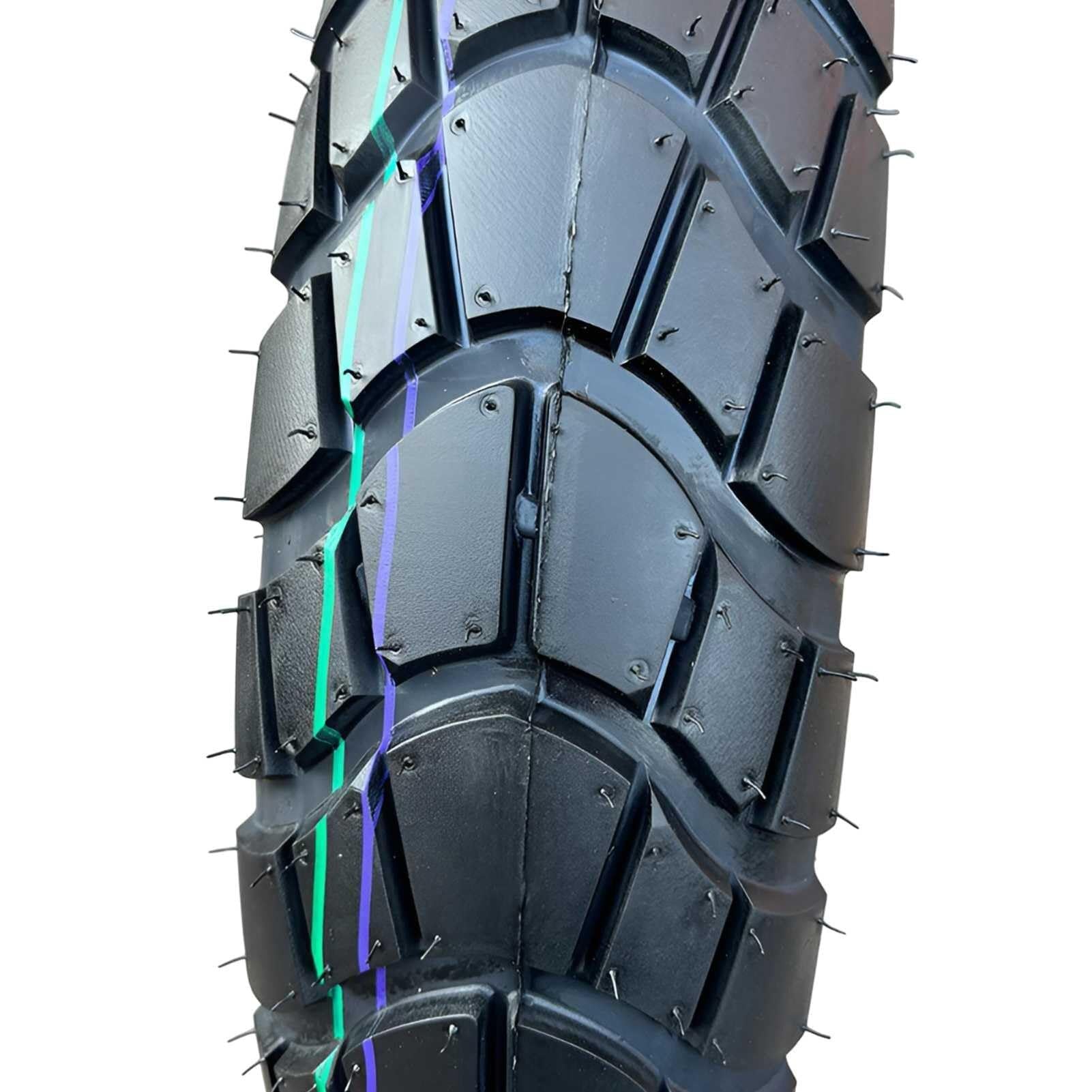 110/60-12 Opona do Hulajnogi, 110 60 12 TL Bezdętkowa Przód lub Tył Zamienna z Bieżnikiem Drogowym 4PR 43J 225 kPa 155 kg 110/60/12