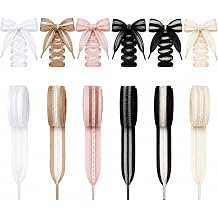 6Pairs Ribbon Lace Shoe Laces for Women Sneakers, Sheer Ribbon Shoelaces Flat Cute Shoe Laces Colorful Replacement Yarn Strings for Shoes Decoration and DIY Crafts