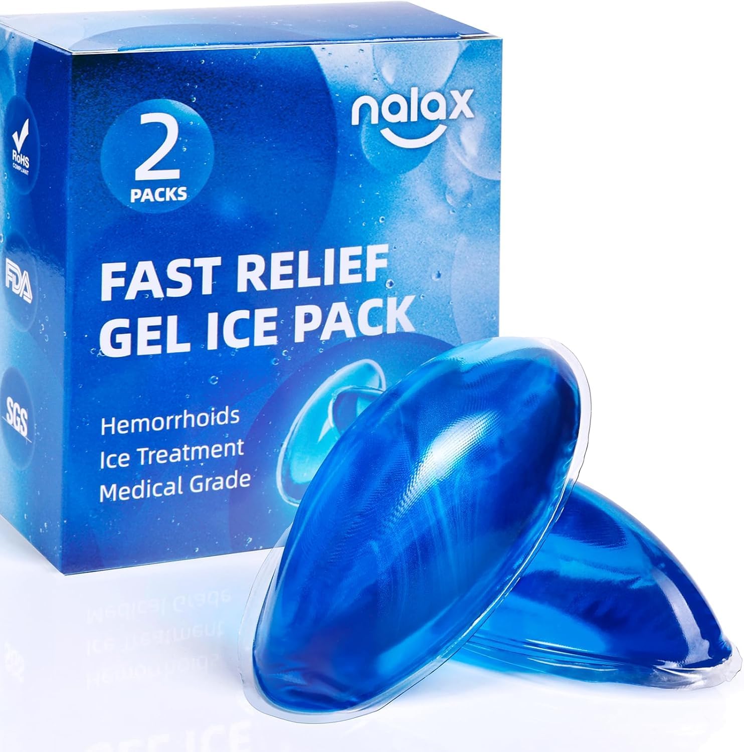 Amazon.com: nalax Hemorrhoid Treatment Ice Pack for Fast Relief, FSA ...