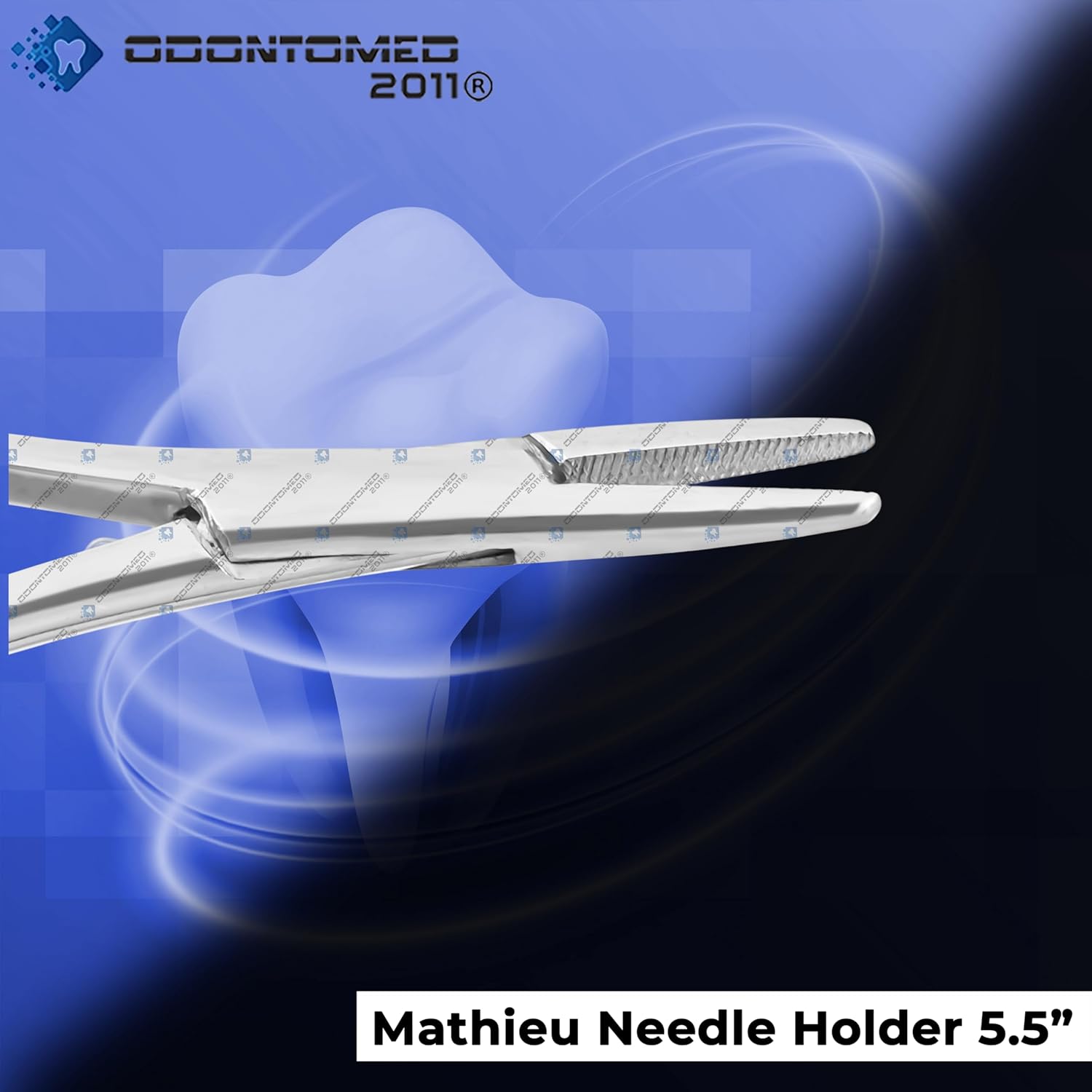 OdontoMed2011 Mathieu Ligature Elastic Placing Pliers 5.5" Orthodontic Dental Instruments, 6 Pcs