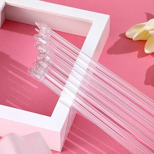 Miniatura 9 de Varitas ciegas verticales transparentes con gancho para persianas venecianas, varillas de repuesto