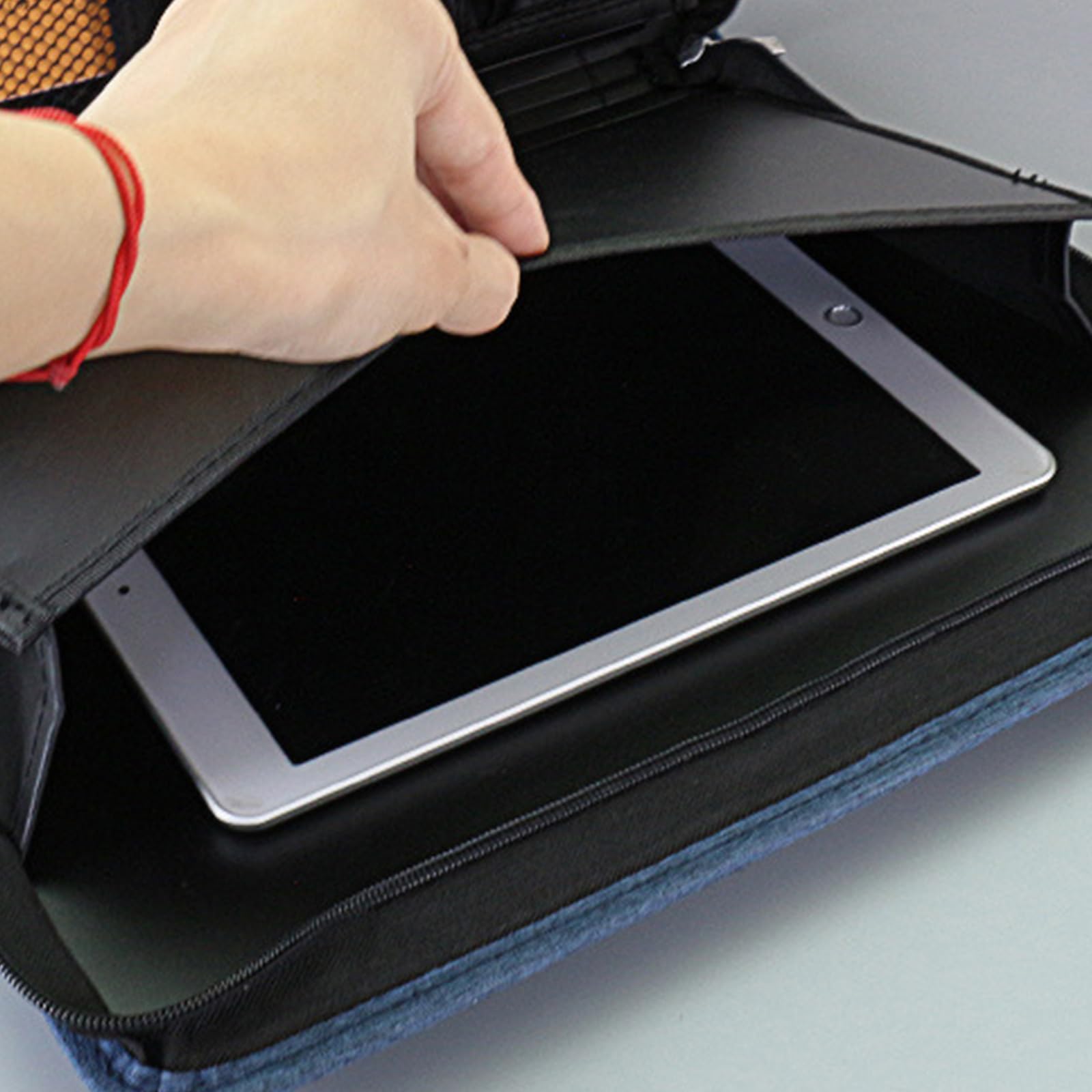 Estuche de documentos expandible de 13 bolsillos con asa, organizador de documentos, organizador de documentos para adultos