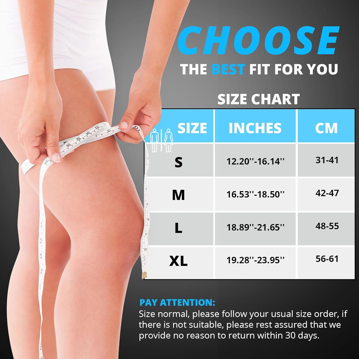 Térdtámasz viselés közben