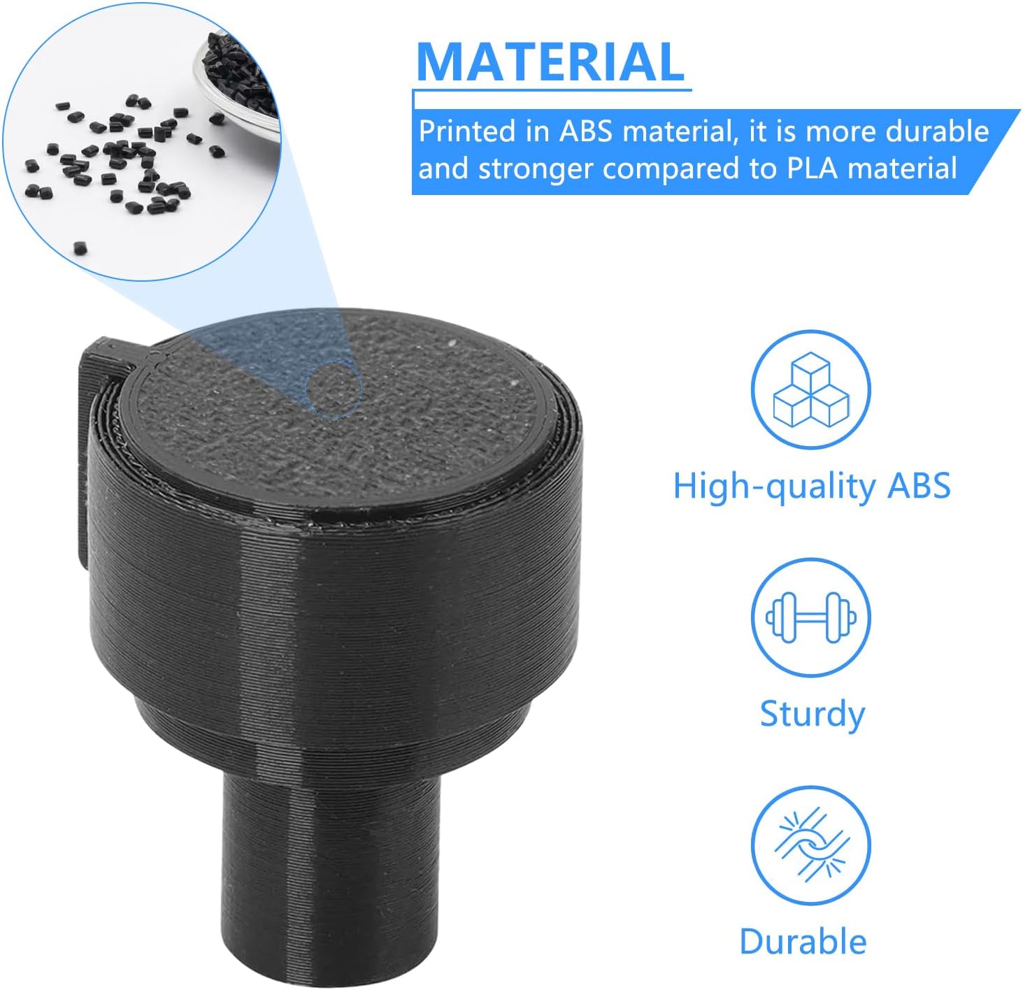Upgraded Side Control Grip Replacement Knob ABS material Compatible with brondell Swash Ecoseat non-electric toilet seat bidet