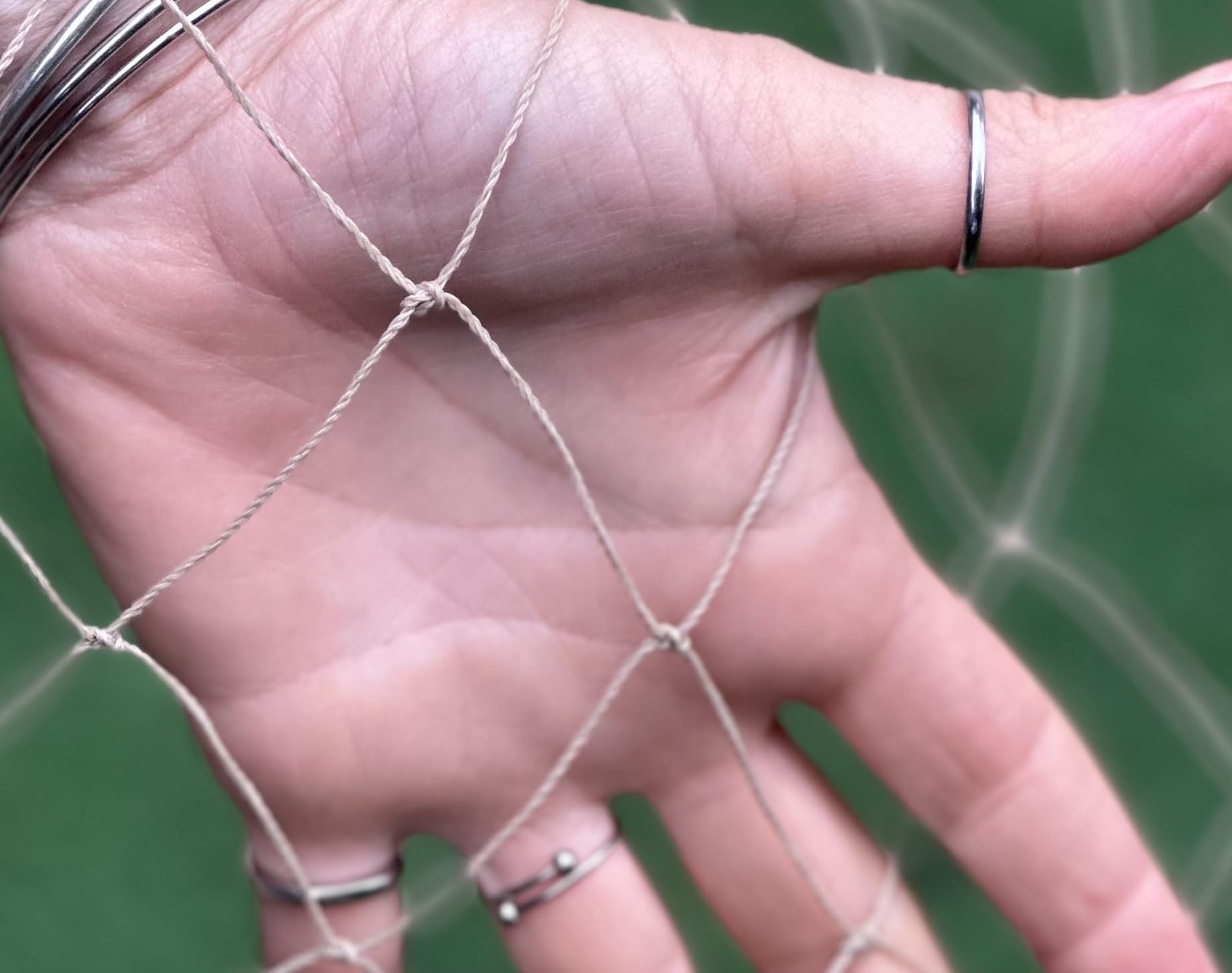 Rete di protezione bird net per Piccioni ed uccelli, rete per balconi di volatili (5x5mt, Pietra chiara, Sabbia)