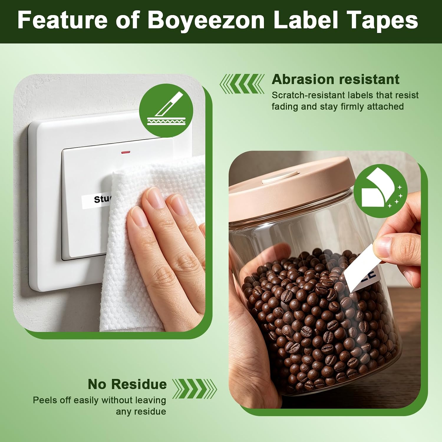 Compatible with Dymo LetraTag Label Maker Refills 91331 Plastic White Tape image 2