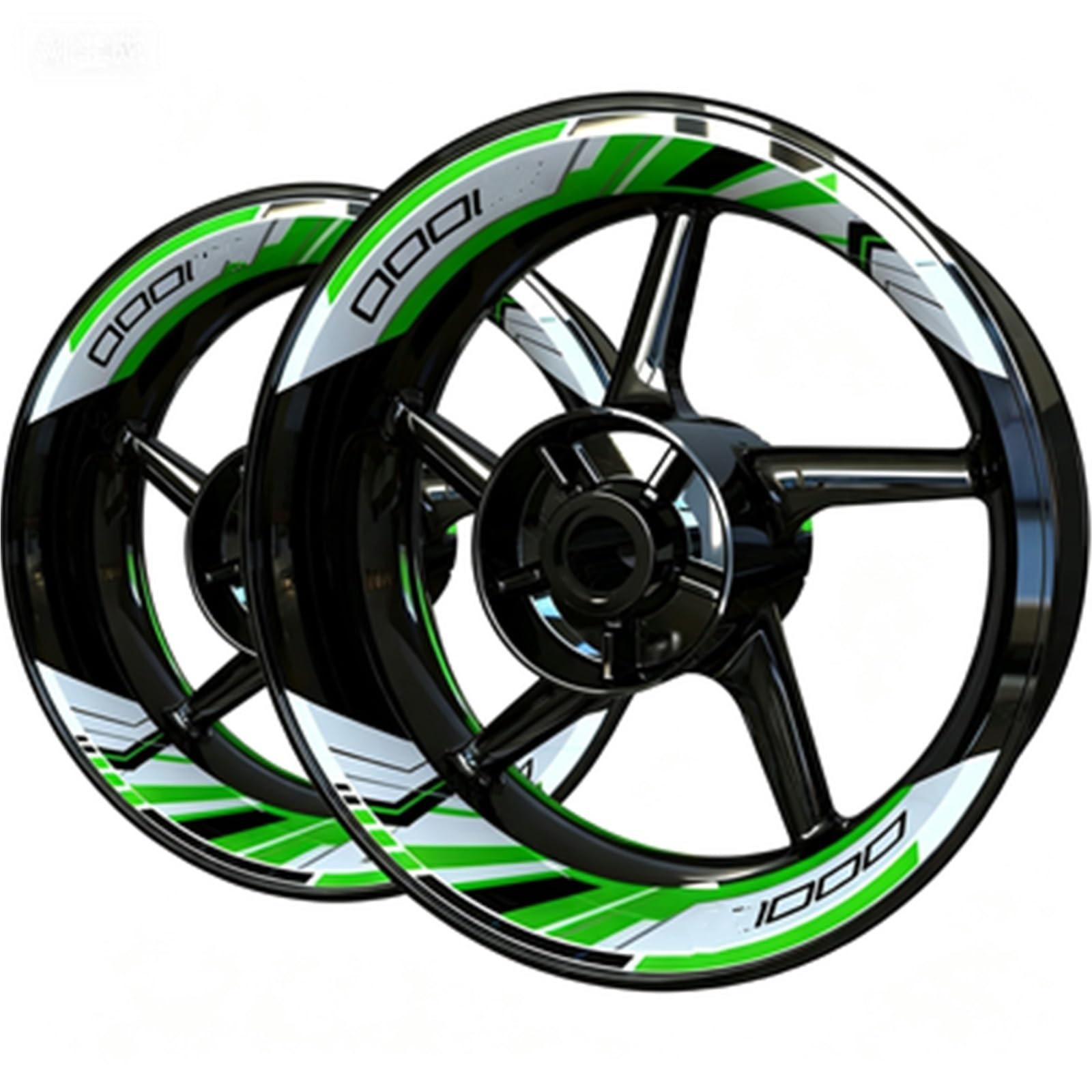 Motorcycle Reflective Wheel Rim Stripe Decal for Kawasaki for Z1000