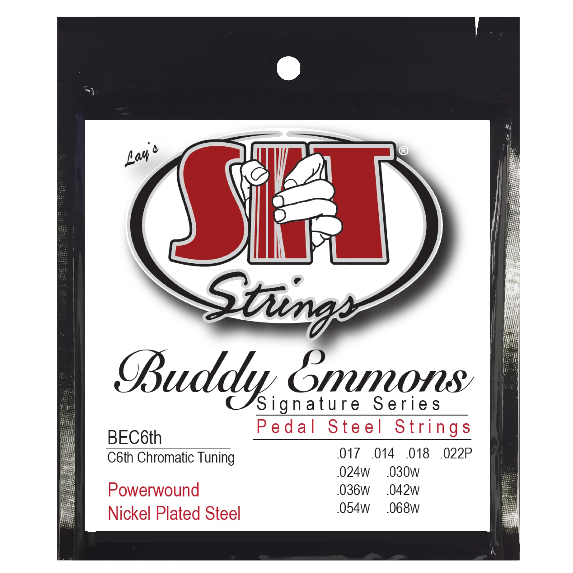SIT Strings Buddy Emmons Pedal Steel Strings Nickel (S.I.T.), C6th Tuning, BEC6th