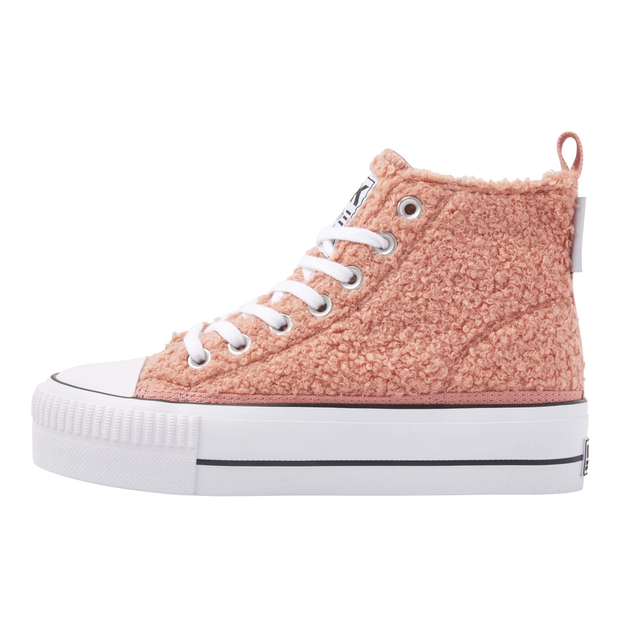 British Knights Women's Kaya Mid Sneaker, Old Pink, 6.5 UK