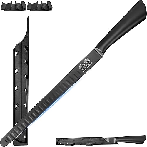 Miniatura 1 de XYJ Auténtico desde 1986, cuchillo de chef de cocina con protector de cuchillos, barra afiladora, cuchillos de verduras, cuchillos de carnicero de