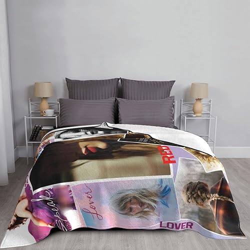 Miniatura 4 de Manta cálida y suave para dormitorio, sofá, silla, manta ligera para decoración del hogar, manta de viaje, 60 x 80 pulgadas (79.9in x 60.2in)