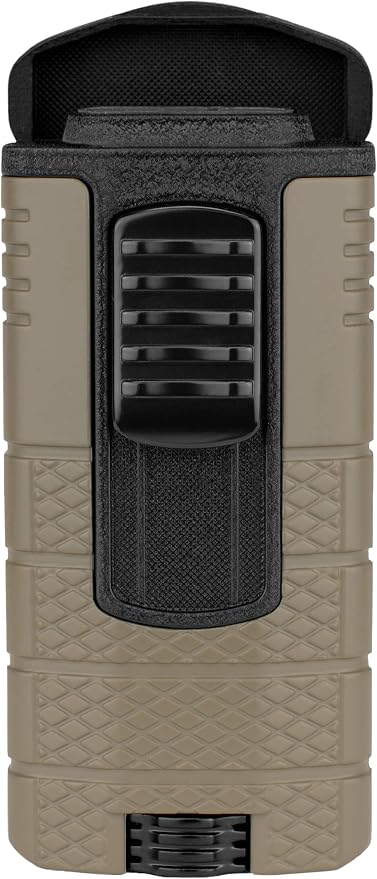 Encendedor Xikar Tactical triple llama con cuerpo ergonómico miniatura 2
