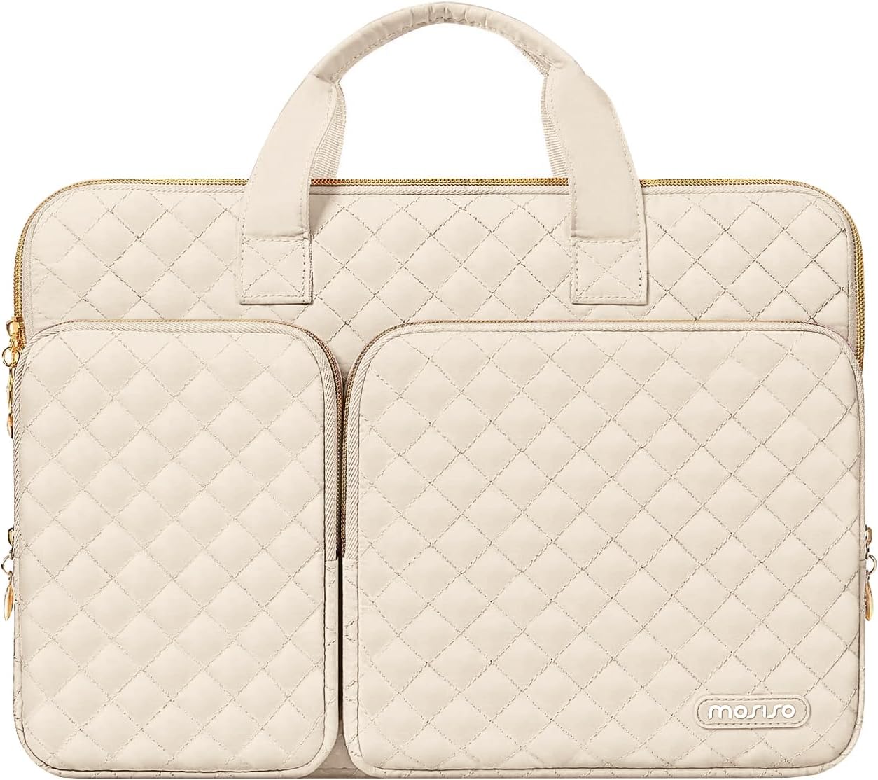 MOSISO 360 beschermende laptoptas van 16 inch, 15-15,6 inch, schoudertas, compatibel met MacBook Pro 16, HP, Dell, Lenovo, Asus, zijopen, schoudertas met 4 vakken met ritssluiting en handvat, jungle