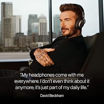 Bowers & Wilkins Px8 S2 Wireless Over-Ear Headphones, Warm Stone, Bluetooth Headphones with Active Noise Cancelling, Hi-Res Audio, 30 Hours of Playtime, USB-C 15-Min Quick Charging