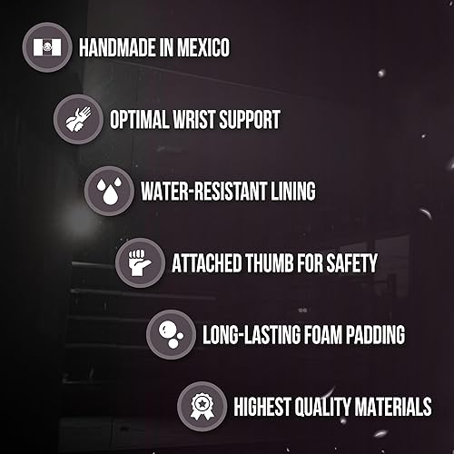 Miniatura 8 de CLETO REYES Guantes de boxeo de competición profesional para hombres y mujeres, cuero y crin de caballo, MMA, Kickboxing, Muay Thai