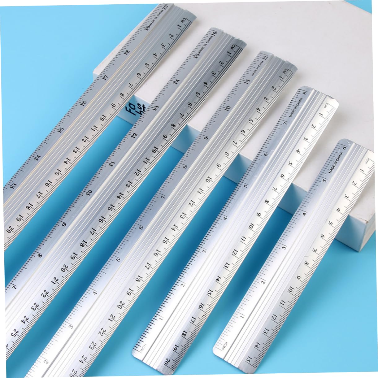 Angoily 30pezzi Righello Set Per e Scuola Per Strumento Precisione Per Architetti e Studenti
