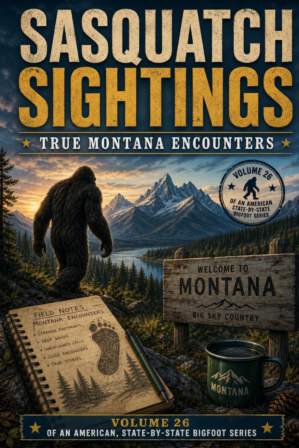 Sasquatch Sightings: True Montana Encounters: Volume 26 of an American, state-by-state Bigfoot series (American Cryptid Chronicles: Bigfoot)