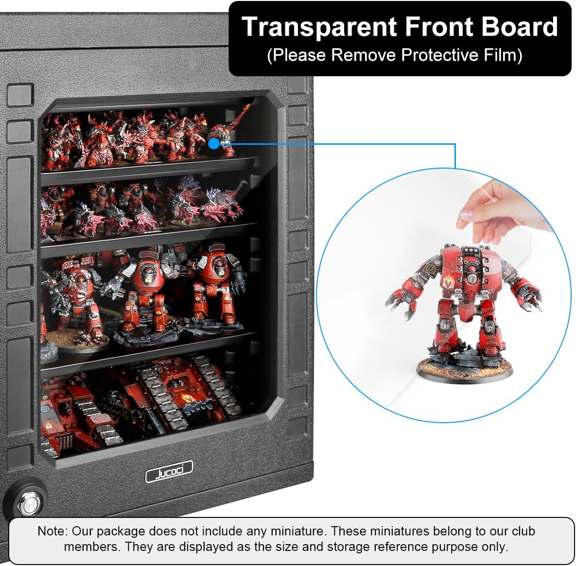 Jucoci Miniatures Storage Case Miniatures Transport Case (Medium Size)