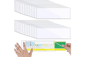 Chinco Self Adhesive Index Card Pockets for Desk Organization and Protection