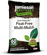 Jamieson Brothers Peat Free Multi-Mulch 60L Bag - Garden Mulch Natural Eco Friendly Peat Free - Ideal For Beds, Borders, Raised Beds, Weed Suppression & Improving Soil Structure
