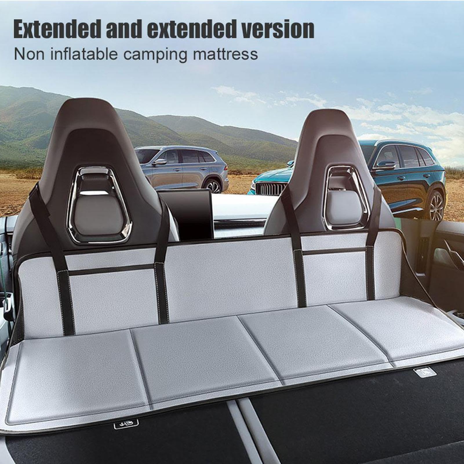 Materasso Per In Auto Estensione Posteriore Portatile | Comoda Estensione per Materasso da Auto da Viaggio Avventure Outdoor e Campeggio