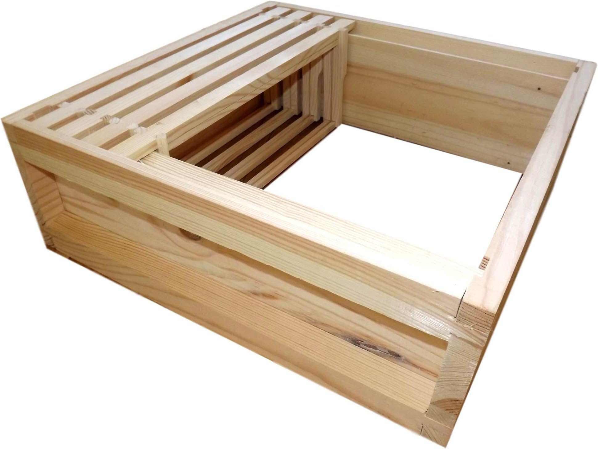 Ltd - Super for a British National Beehive- Flat Packed with Nails and Instructions - Pine