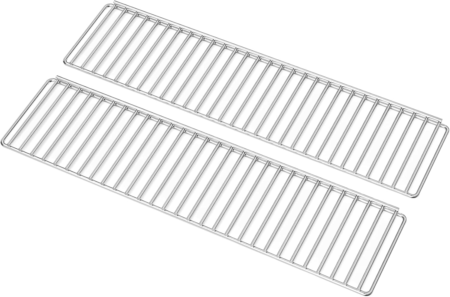 onlyfire Stainless Steel Warming Rack Replacement for Masterbuilt Gravity Series 560 Digital Charcoal Grill and Smoker, Set of 2