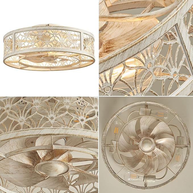 Ventilador de Techo 18 Pulgadas con Luz y Control Remoto 110 miniatura 6