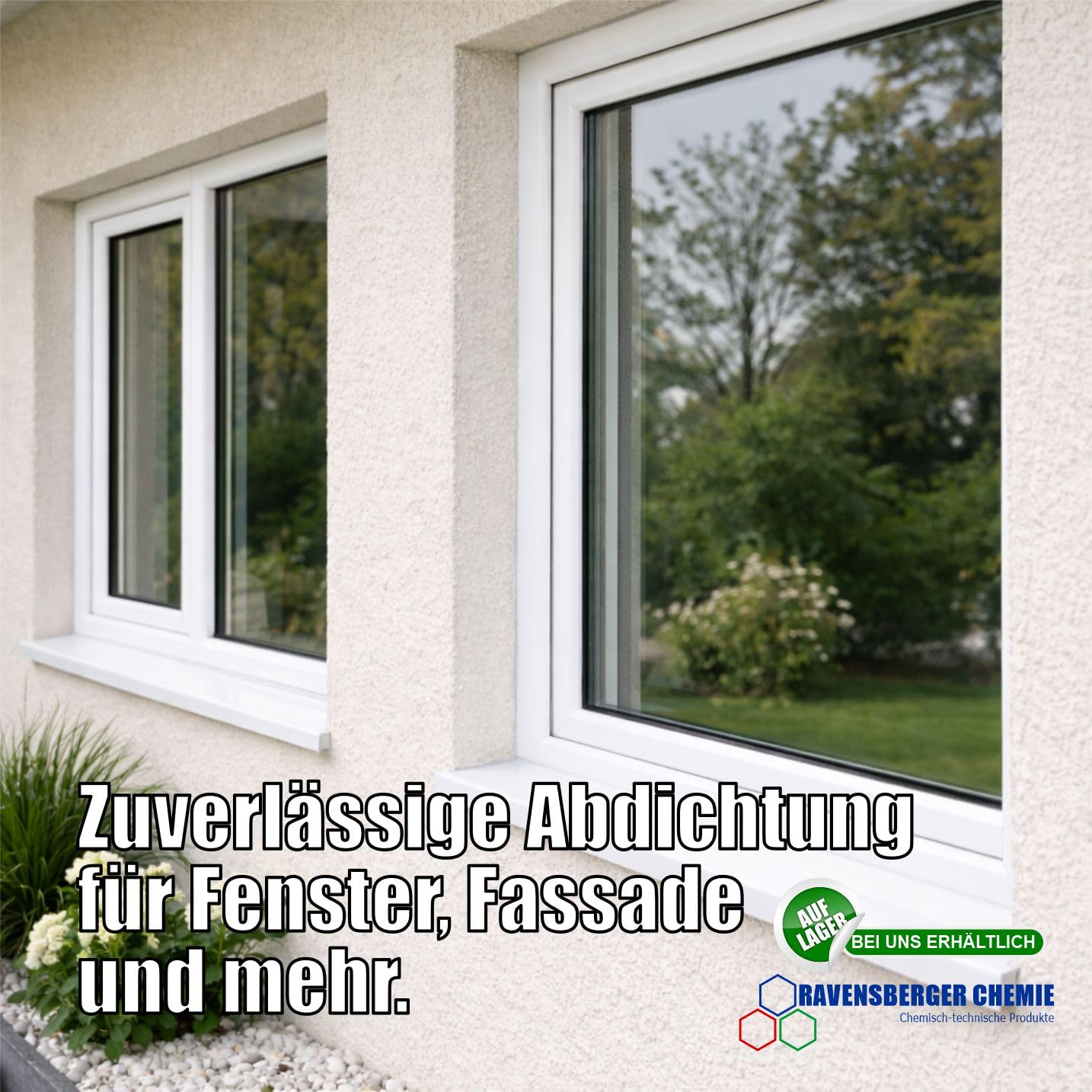 Silikon N Bausilikon transparent - Folienbeutel – neutralvernetzend für Fenster- & Bauanschlussfugen, Glasversiegelung & Dehnfugen – sehr gut verarbeitbar - 12x 400 ml