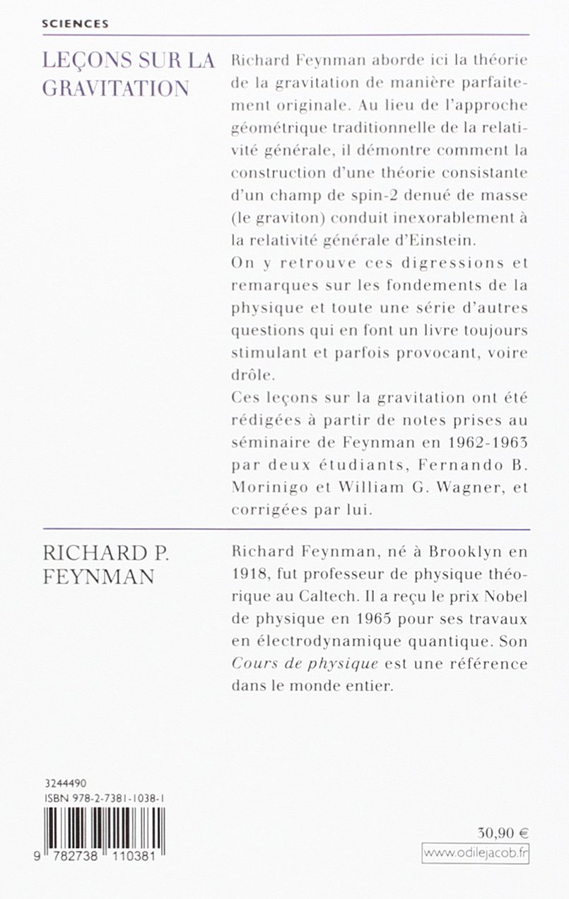 Leçons sur la gravitation