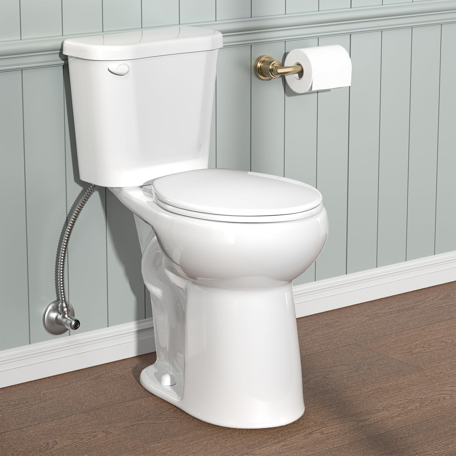 SUPERFLO Tall Toilets For Seniors 21 Inch Extra High Toilets for Bathrooms