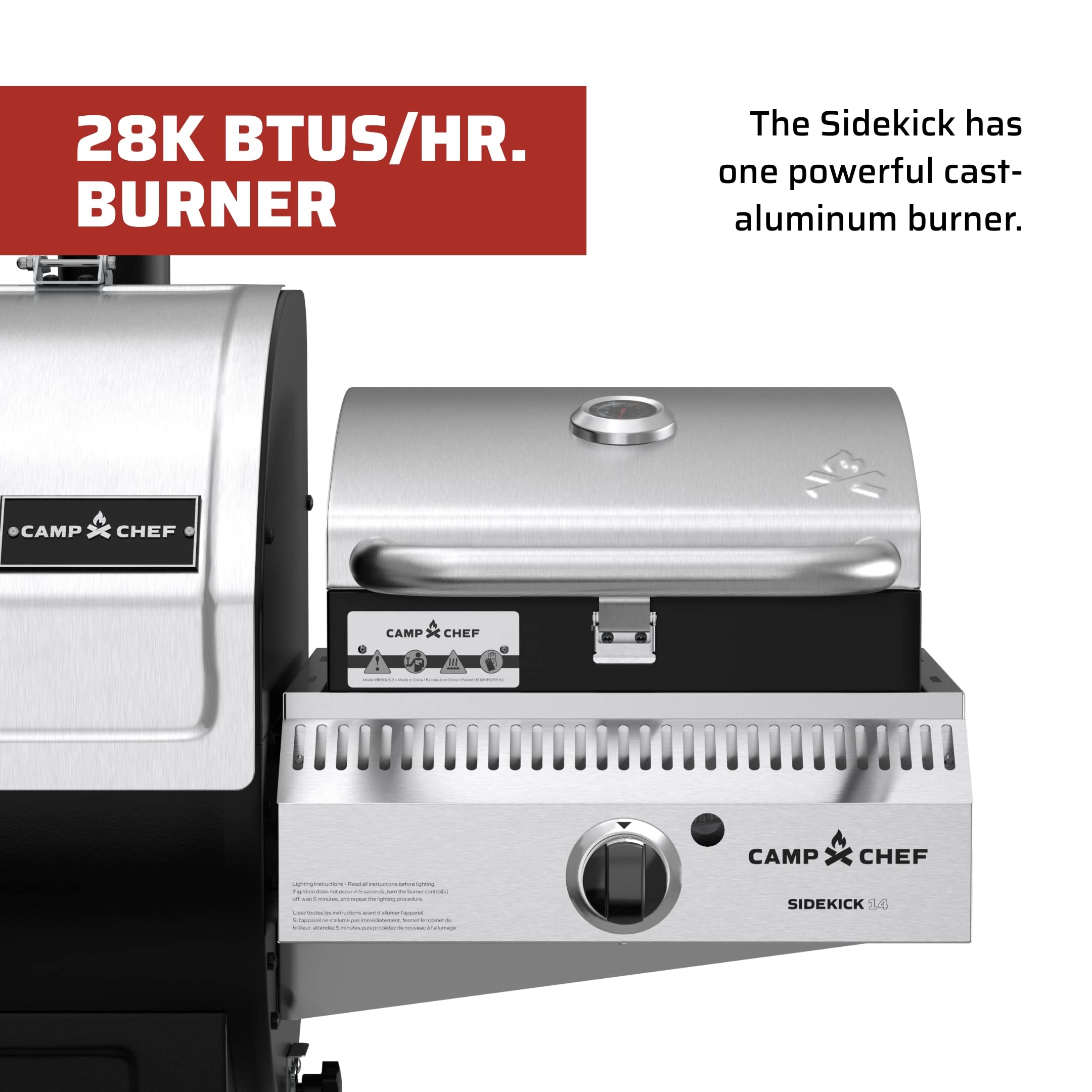 Snapklik.com : Camp Chef Sidekick Sear - Includes BBQ Box For Pellet ...