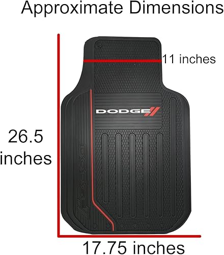 Miniatura 4 de U.A.A. INC. Elite Series Front & Rear Car Truck SUV Seat Rubber Floor Mat for Dodge RAM