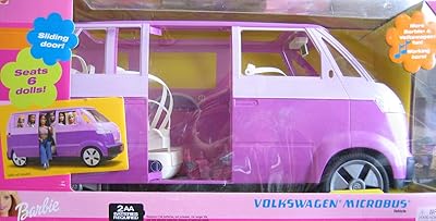 Barbie Volkswagen MICROBUS Veículo VW ônibus Van (Púrpura) com