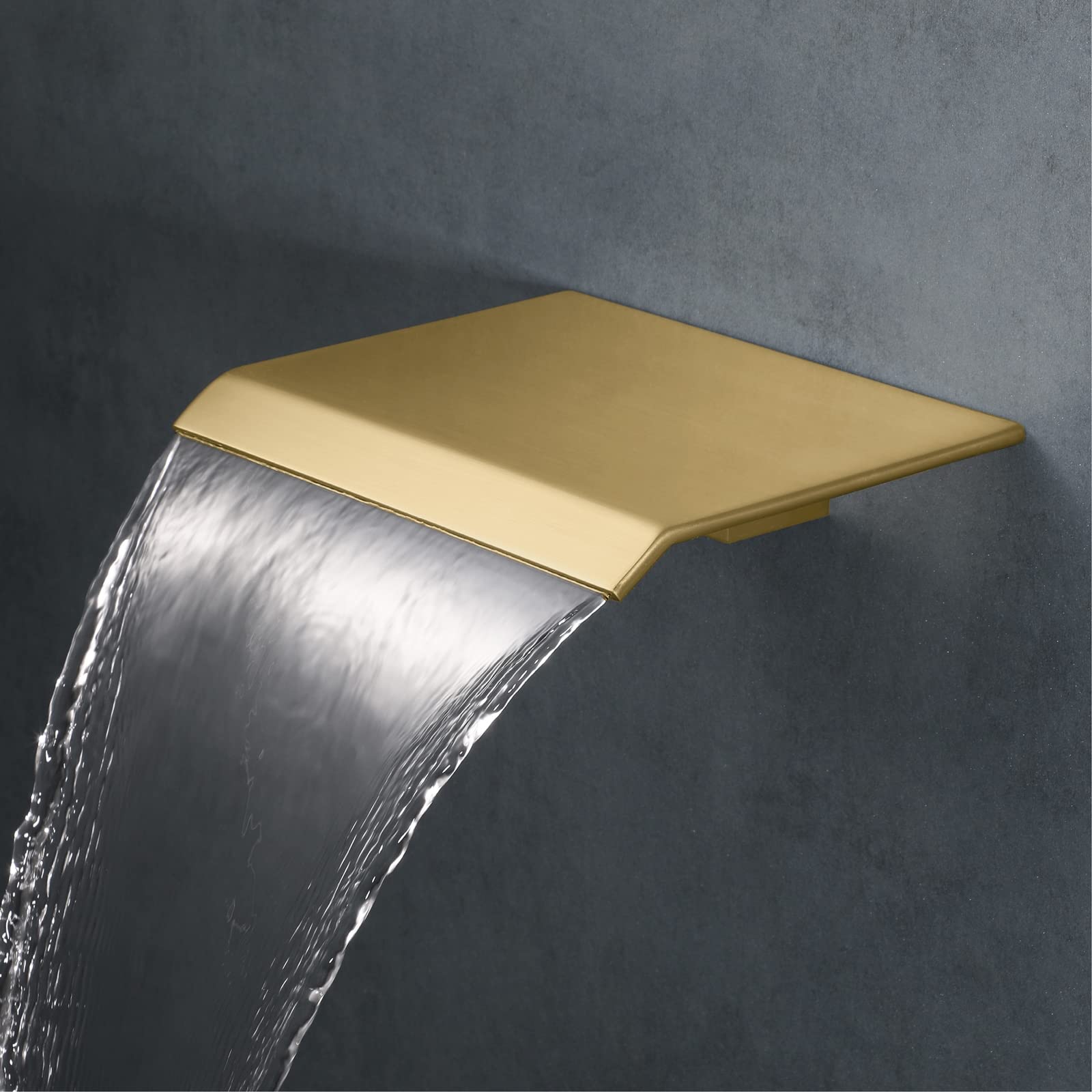 Amazon.co.jp: ウォーターフォール浴槽スパウト、ソリッドブラス浴槽  