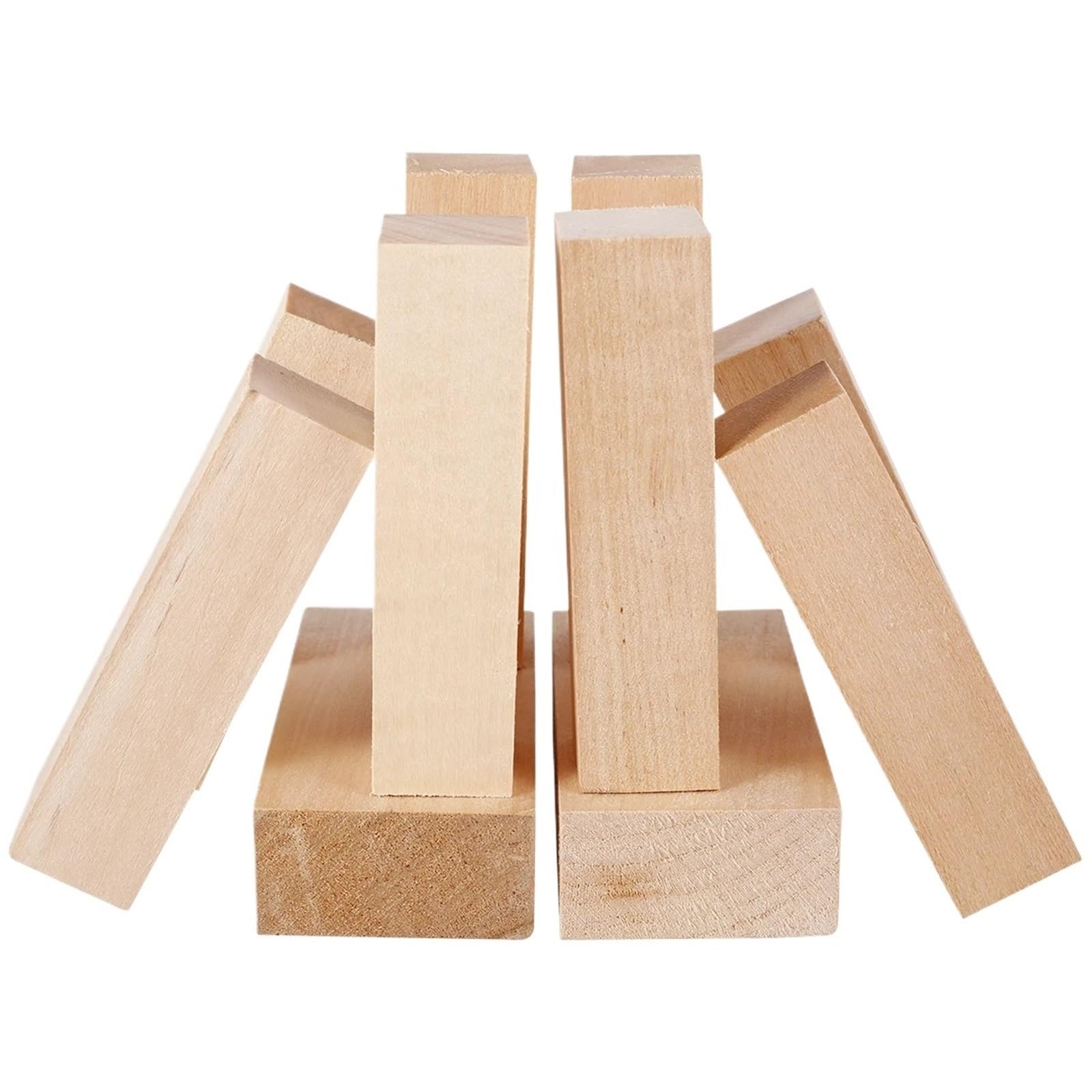 MRVAKDYDI Basswood Carving Blocks, Basswood Carving Blocks Pack Of 10 2 Sizes