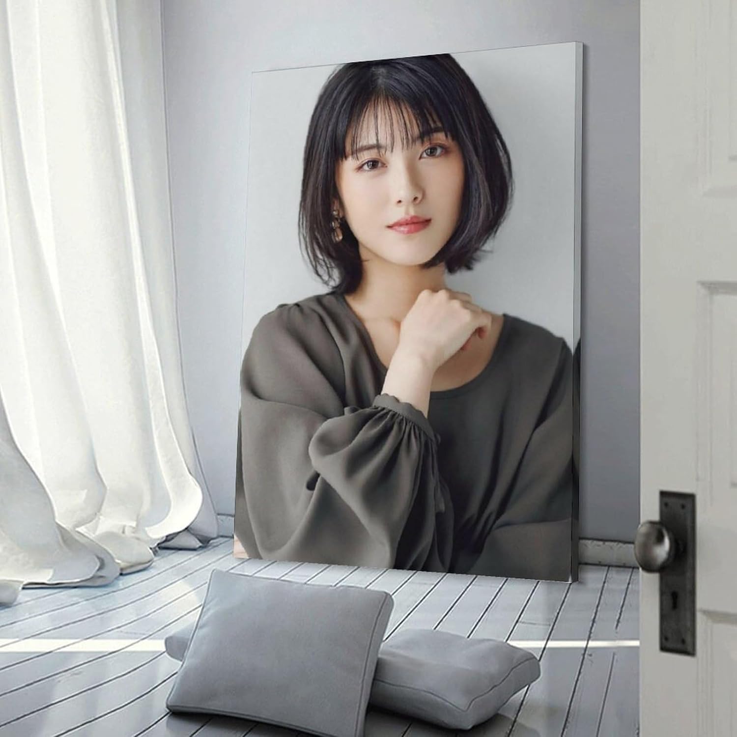 池田エライザ アートポスター2 オフィス ベッドルーム ダイニングルーム装飾 キャンバス ウォールアート ポスター 印刷 アートパネ