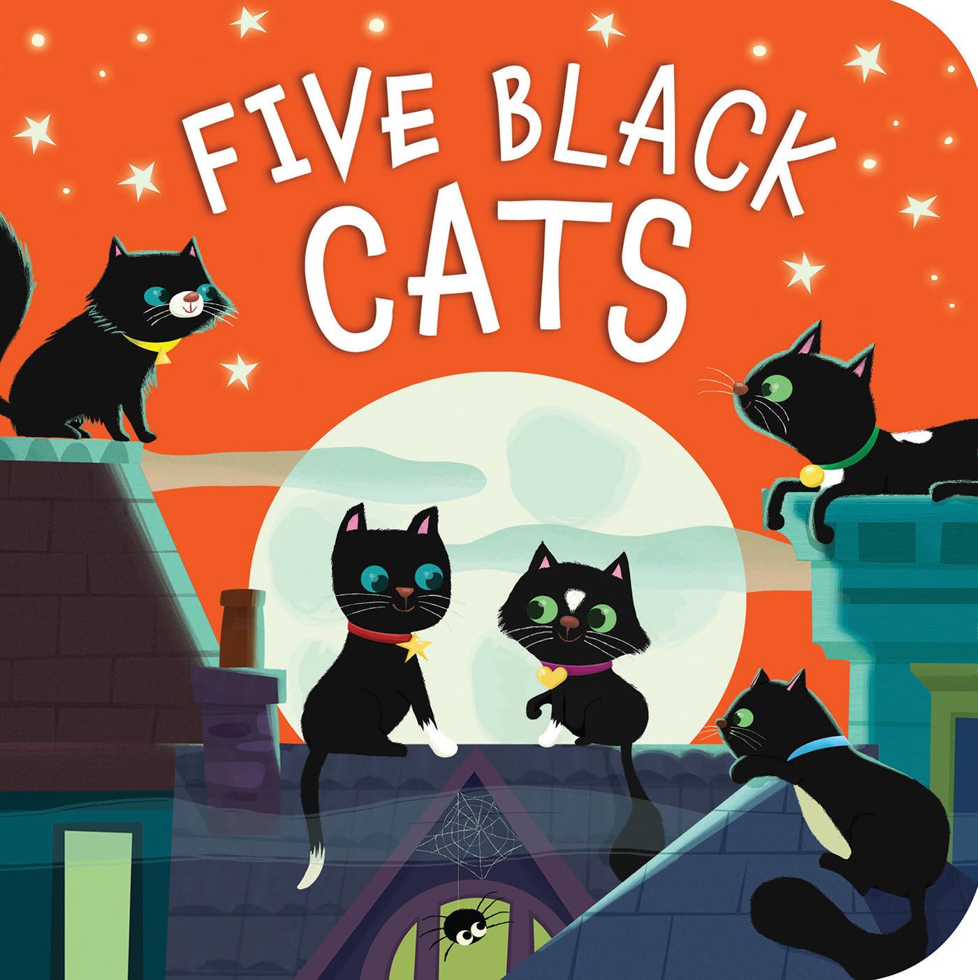 Five Black Cats