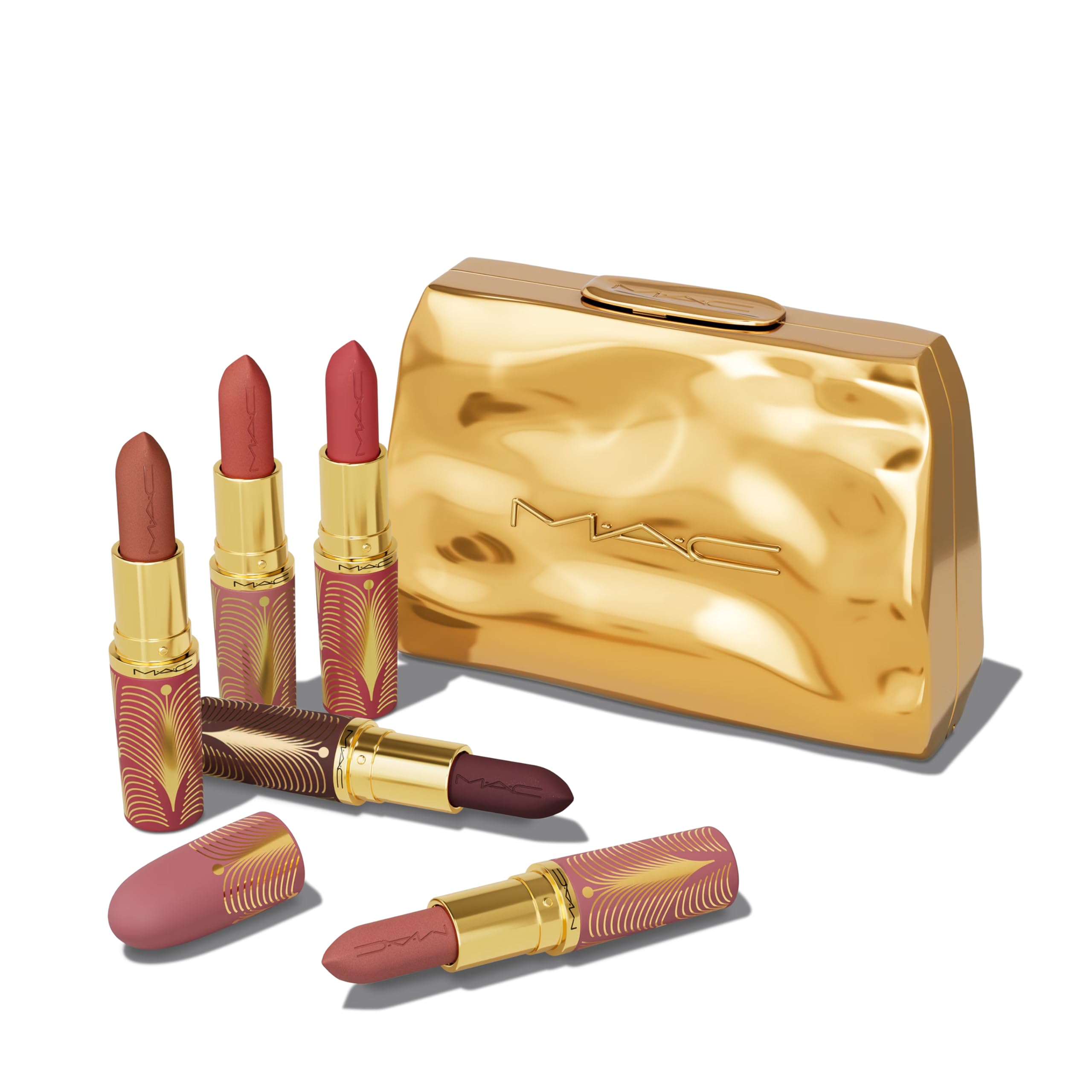 Amazon.com : MAC Gold Standard Matte Lipstick Kit, 6 Piece Set