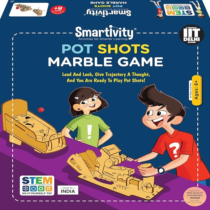 Buy Smartivity Pot Shot Marble Game STEM DIY Fun Toys, Educational