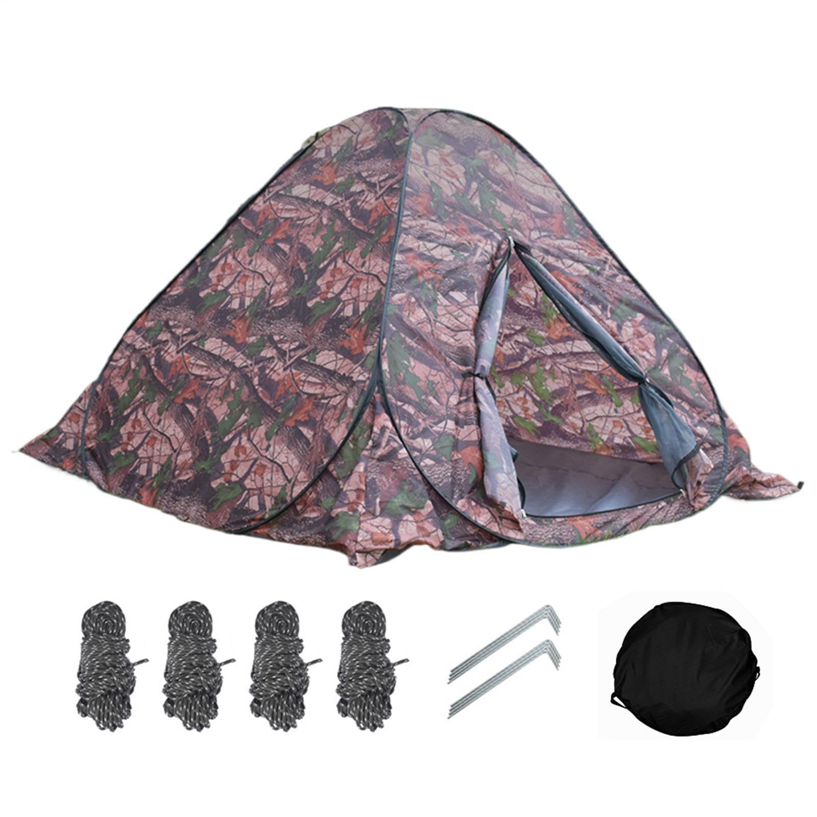 Tende Da Campeggio Copertura Robusta a Montaggio Istantaneo Portatile con | Tenda Da Campeggio Outdoor Per Esterni Per Giardino Patio Cortile Spiaggia Escursionismo Festa