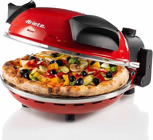 Ariete 909 Pizza 4' Minuti, Forno per pizza, 1200 W, 5 livelli...