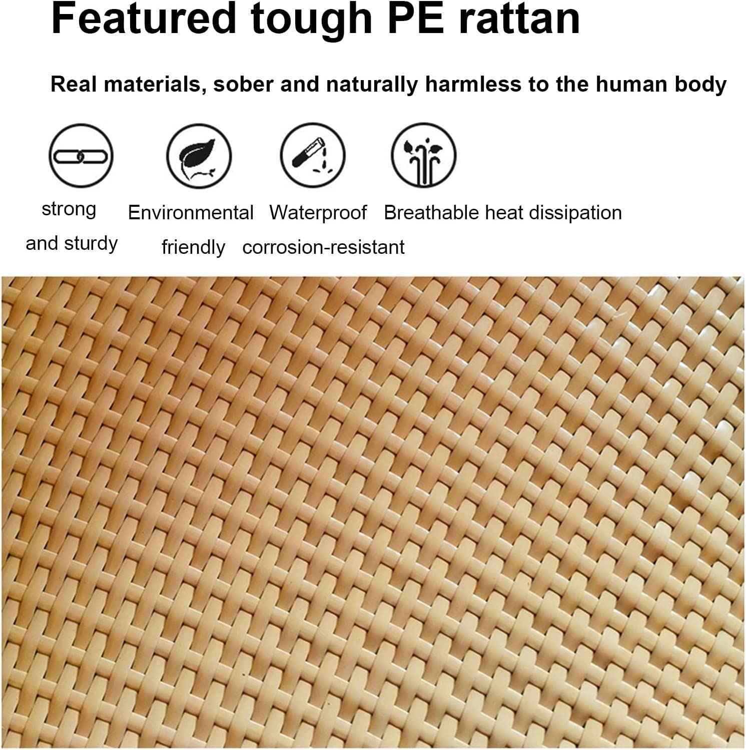 TAHALI Plateau Flottant Piscine Rotin, Flottant Rotin, Piscine Plateaux Flottants dans La Piscine pour Servir des Boissons, Un Brunch Et De La Nourriture sur l'eau,60 * 60 * 20-coffeecolor