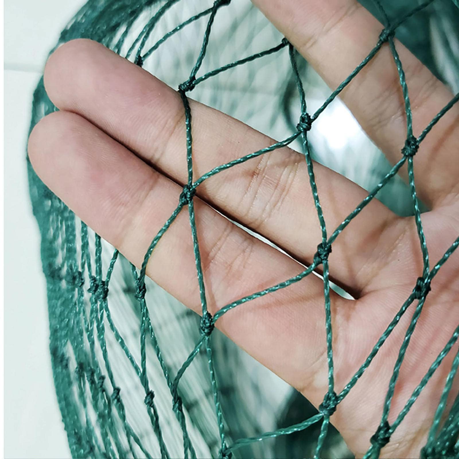 Balcón Red de protección para gatos, sin taladro, malla apretada, 1,5 x 1,5 cm, ideal para jardines, piscinas y gallineros, red de seguridad de cerezo de 3 x 10 m